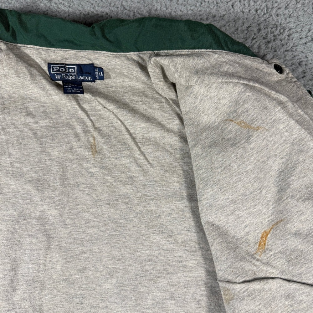 Vintage Polo Ralph Lauren Jacket Size XL Collegiate Spellout Logo Coaches 90s - Picture 5 of 9